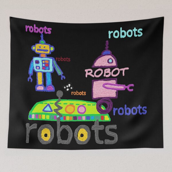 Item preview, old robot toy,nostalgia,vintage old toy, OIL PAINTING designed and sold by zzzozzo.
