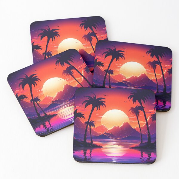 Item preview, Synthetic Horizon Bliss: Lush Tropic Waves designed and sold by Mullet Monkey.