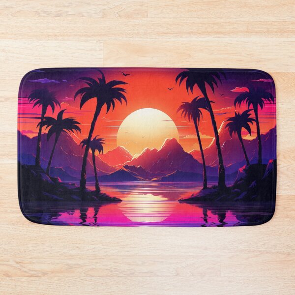Item preview, Synthetic Horizon Bliss: Lush Tropic Waves designed and sold by Mullet Monkey.