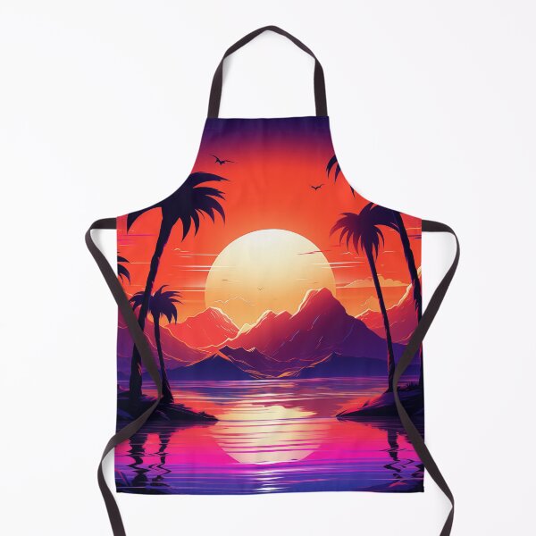 Item preview, Synthetic Horizon Bliss: Lush Tropic Waves designed and sold by Mullet Monkey.