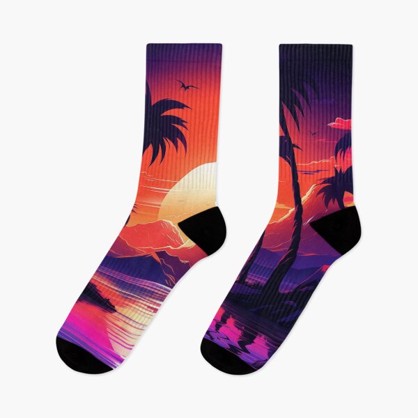 Item preview, Synthetic Horizon Bliss: Lush Tropic Waves designed and sold by Mullet Monkey.