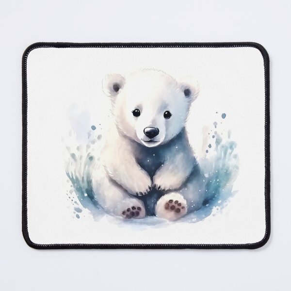 Item preview, Polar bear watercolor designed and sold by Motivburg.