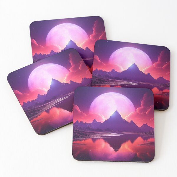 Item preview, Vaporwave Shores: Neon Twilight Lagoon designed and sold by Mullet Monkey.