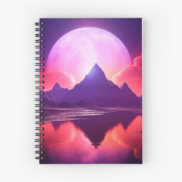 Item preview, Vaporwave Shores: Neon Twilight Lagoon designed and sold by Mullet Monkey.