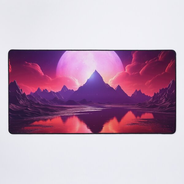 Item preview, Vaporwave Shores: Neon Twilight Lagoon designed and sold by Mullet Monkey.