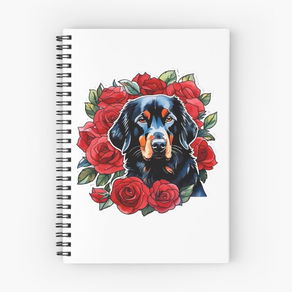 Item preview, Dog In Red Roses designed and sold by Liis S.