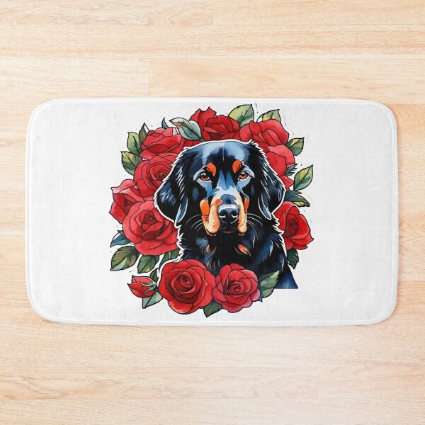 Item preview, Dog In Red Roses designed and sold by Liis S.