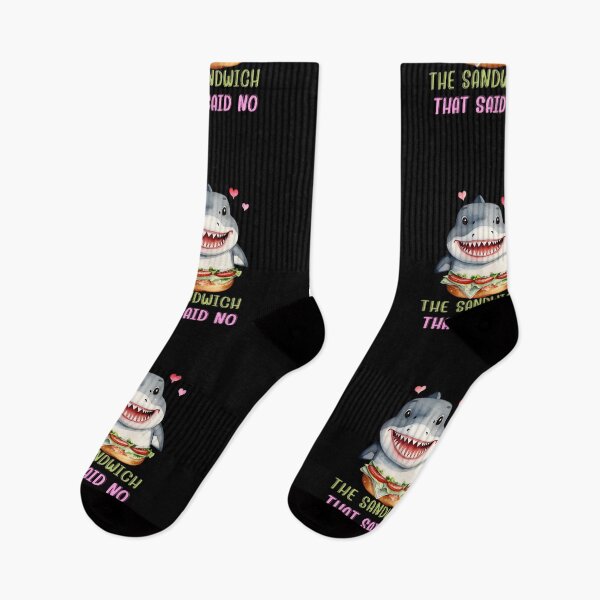 Item preview, Shark Sandwich  Collection Gift for Valentine ,Clothing and Decoration, Watercolour Design designed and sold by Sitred123.