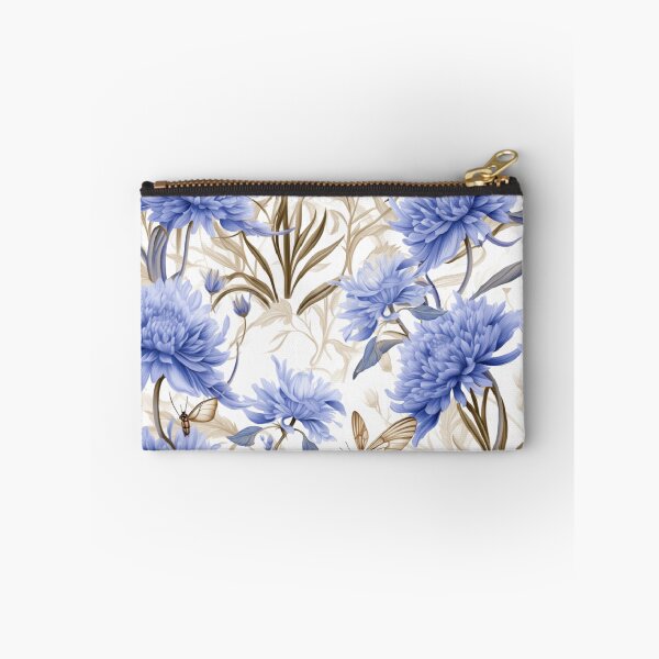 Item preview, Floral blue designed and sold by CrazyCrowFlight.