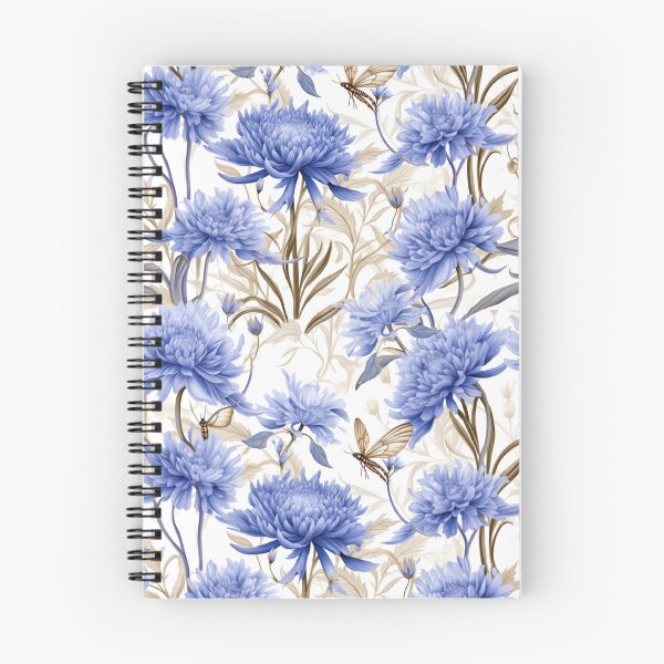 Item preview, Floral blue designed and sold by CrazyCrowFlight.