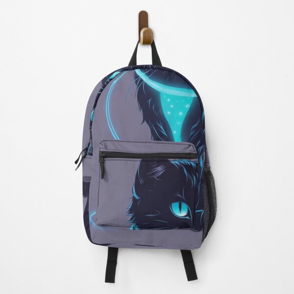 Item preview, Starbright black cat neon blue designed and sold by EclecticDen.