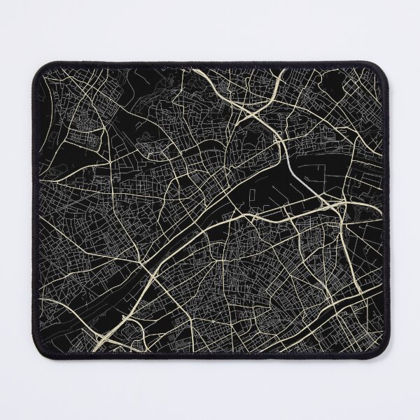 Item preview, Map of Colombes Black and white designed and sold by Jerhus.