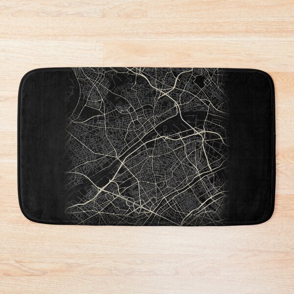 Item preview, Map of Colombes Black and white designed and sold by Jerhus.