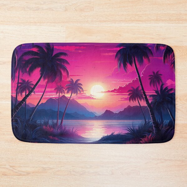 Item preview, Harmonic Haven: Synthwave Sunset Escape designed and sold by Mullet Monkey.