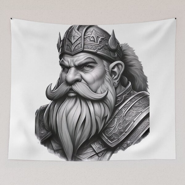 Item preview, Dwarf warrior  designed and sold by Mark-E-Adams.