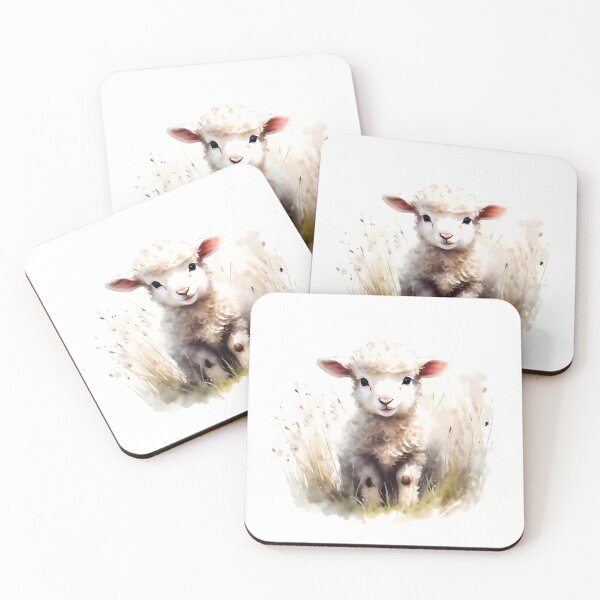 Item preview, Lamb watercolor designed and sold by Motivburg.