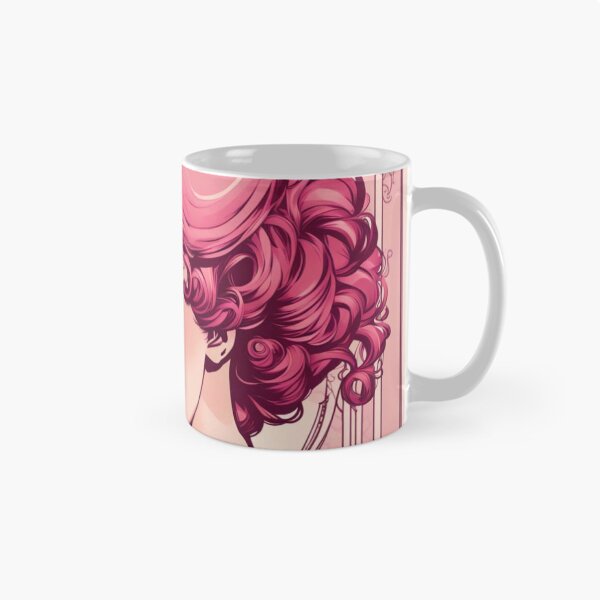 Item preview, Ethyl pink art deco woman designed and sold by EclecticDen.