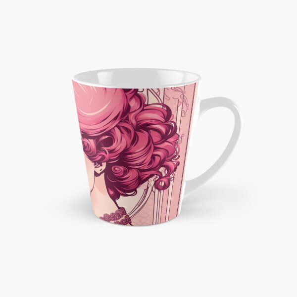 Item preview, Ethyl pink art deco woman designed and sold by EclecticDen.