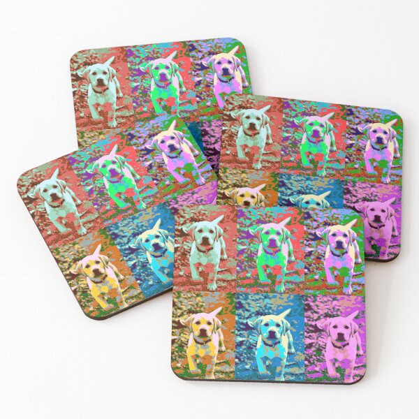 Item preview, Puppy pop art designed and sold by Vanja Rosenthal.