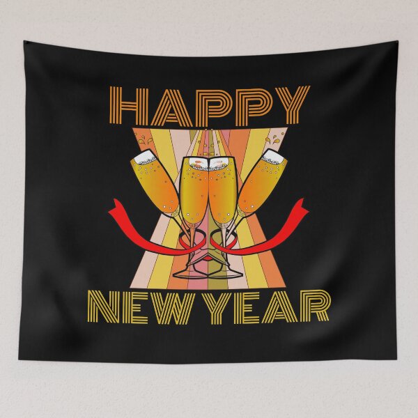 Item preview, Happy New Year Retro Celebrate New Years Cheers designed and sold by theflandonian.