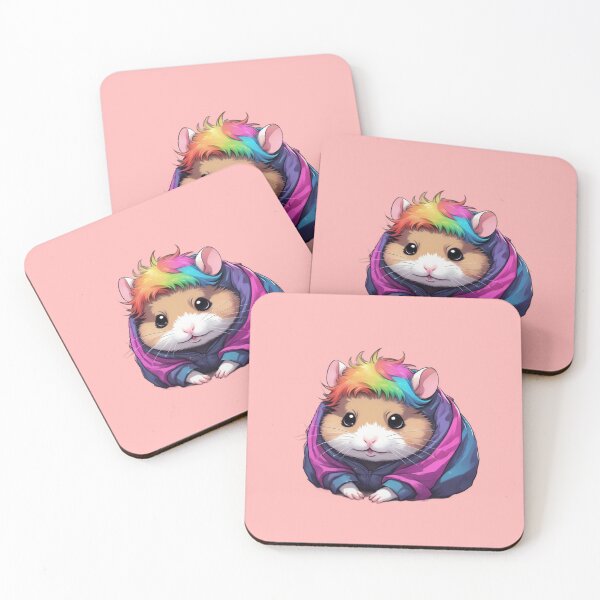 Item preview,  Hamster, Sweet Rainbow, Kawaii Pets designed and sold by Burn-Ego.