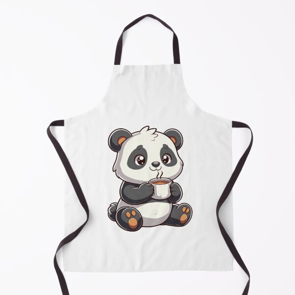 Item preview, Cute Panda coffee time designed and sold by cave-canvas.