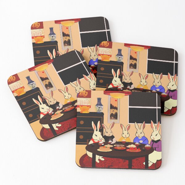 Item preview, Chinese Lunar Year dinners  designed and sold by Bunbunnyx.