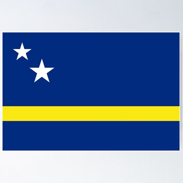 Item preview, National Flag Country of Curaçao, Curacao designed and sold by Danler.