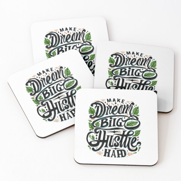 Item preview, Aspire & Achieve: The 'Dream Big, Hustle Hard' Collection designed and sold by luayyi.