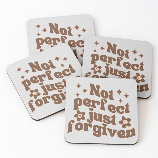 Item preview, Not Perfect Just Forgiven designed and sold by MichelleCreative.
