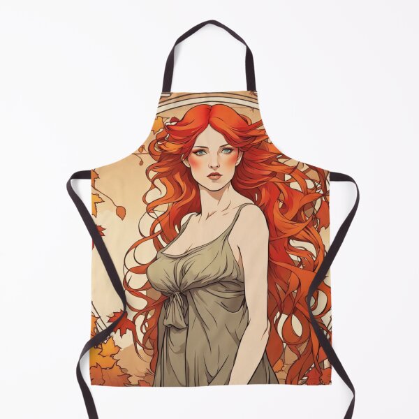 Item preview, Autum art deco woman fall designed and sold by EclecticDen.