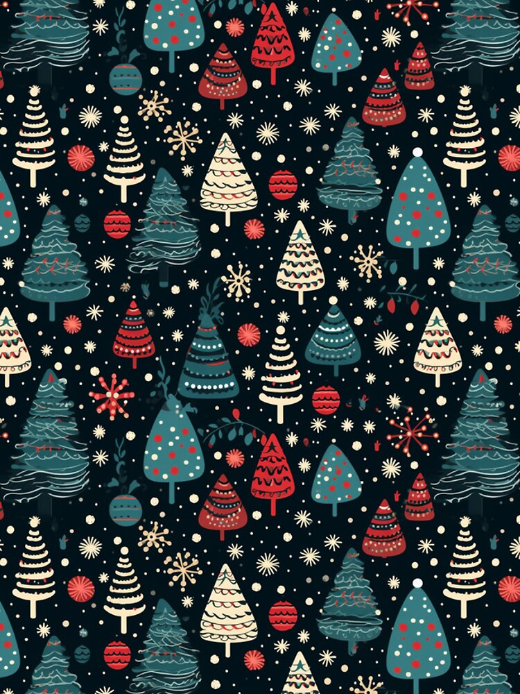 Thumbnail 4 of 4, iPhone Case, christmas seamless pattern designed and sold by NatthyDesign.