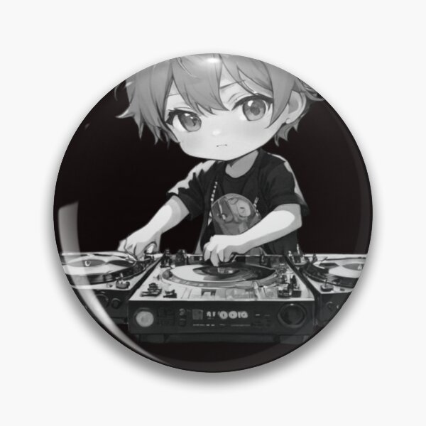 Item preview, Kawaii Chibi DJ Boy Anime - PanfurWare LLC designed and sold by PanfurWare-LLC.