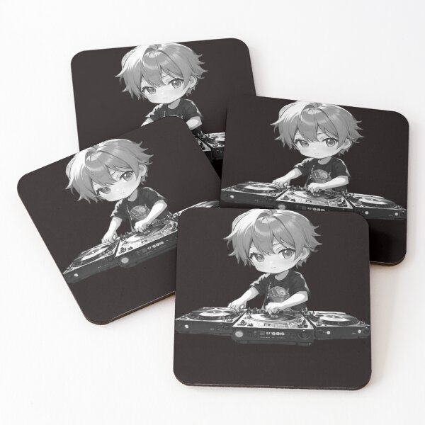 Item preview, Kawaii Chibi DJ Boy Anime - PanfurWare LLC designed and sold by PanfurWare-LLC.