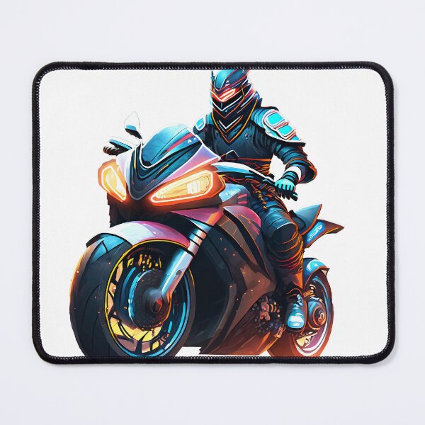 Item preview, Samurai on a Motorcycle designed and sold by BADESIGNZZ.