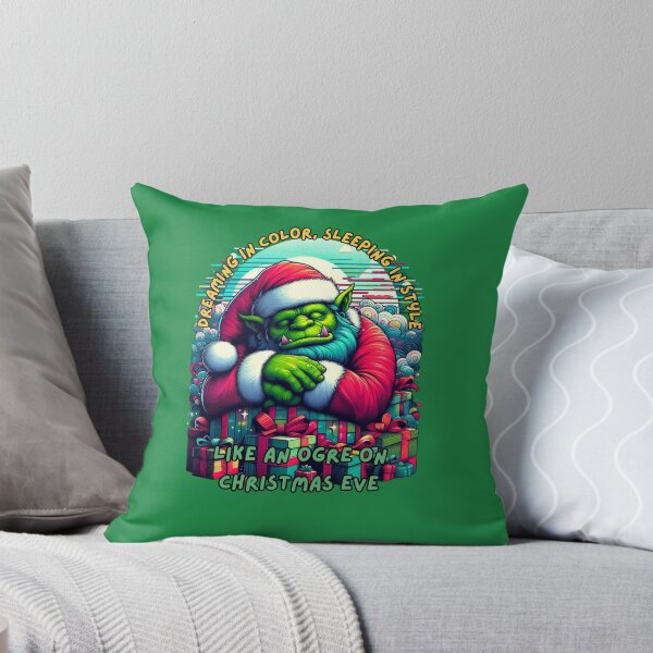 Item preview, Dreaming in Color: Festive Ogre Slumber on Christmas Gifts Tee designed and sold by zax454.
