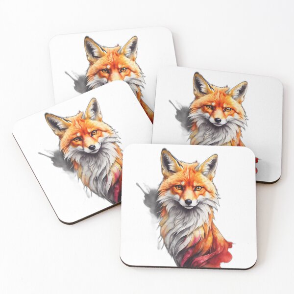 Item preview, A powerful colorful fox face awesome  designed and sold by Mobile Cases Store.