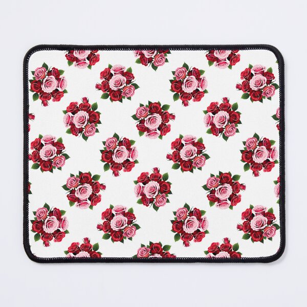 Item preview, Red and Pink Rose Flowers Seamless Pattern designed and sold by Petalandfur.