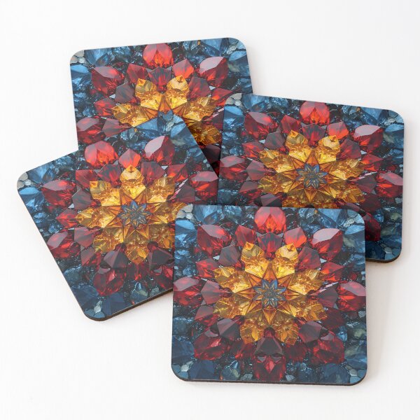 Item preview, "Crimson Coronet & Sapphire Symphony" designed and sold by APARTAI EU.