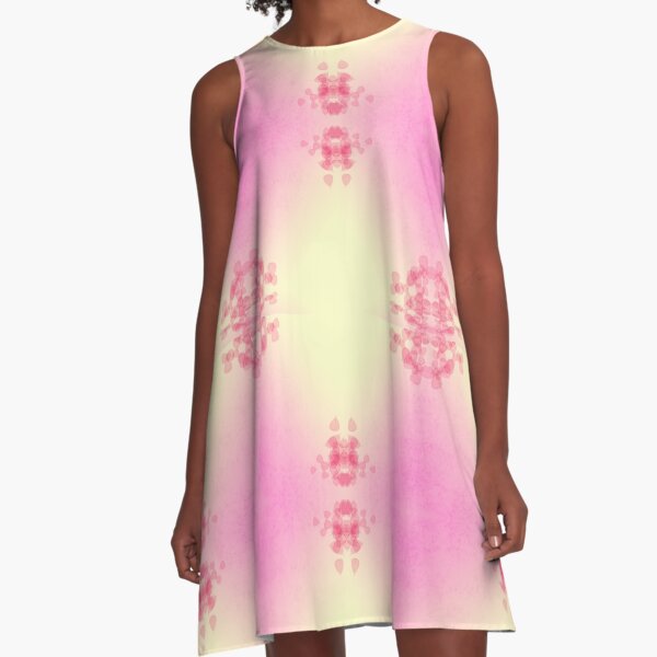 Strawberry Lemonade Blush A-Line Dress