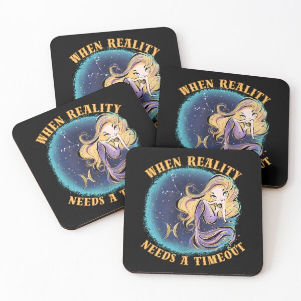 Item preview, When Reality Needs A Timeout. pisces zodiac  designed and sold by ZodiacWonders.