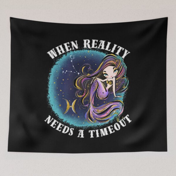 Item preview, When Reality Needs A Timeout. pisces symbol designed and sold by ZodiacWonders.