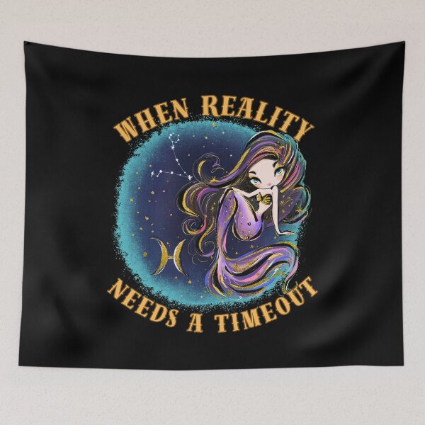 Item preview, When Reality Needs A Timeout. pisces fish designed and sold by ZodiacWonders.