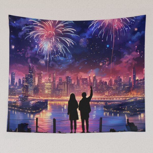 Item preview, Happy New Year City 02 designed and sold by Cilea Sabie.