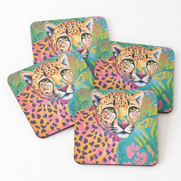 Item preview, Portrait of a preppy cheetah designed and sold by SophieClimaArt.