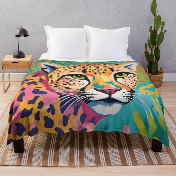 Item preview, Portrait of a preppy cheetah designed and sold by SophieClimaArt.