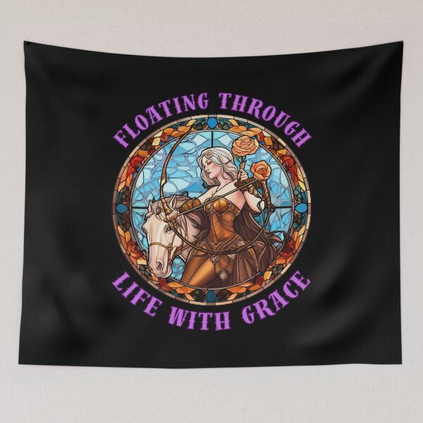 Item preview, Floating Through Life With Grace. pisces horoscope designed and sold by ZodiacWonders.