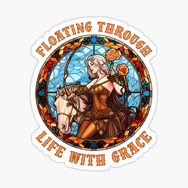 Item preview, Floating Through Life With Grace. pisces season designed and sold by ZodiacWonders.