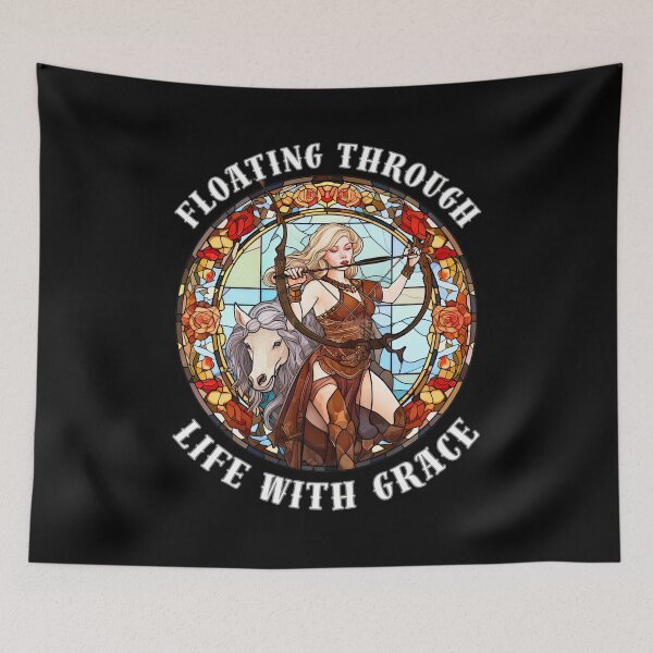 Item preview, Floating Through Life With Grace. pisces symbol designed and sold by ZodiacWonders.
