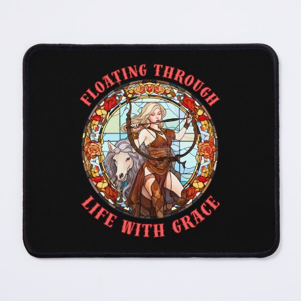 Item preview, Floating Through Life With Grace. pisces funny designed and sold by ZodiacWonders.